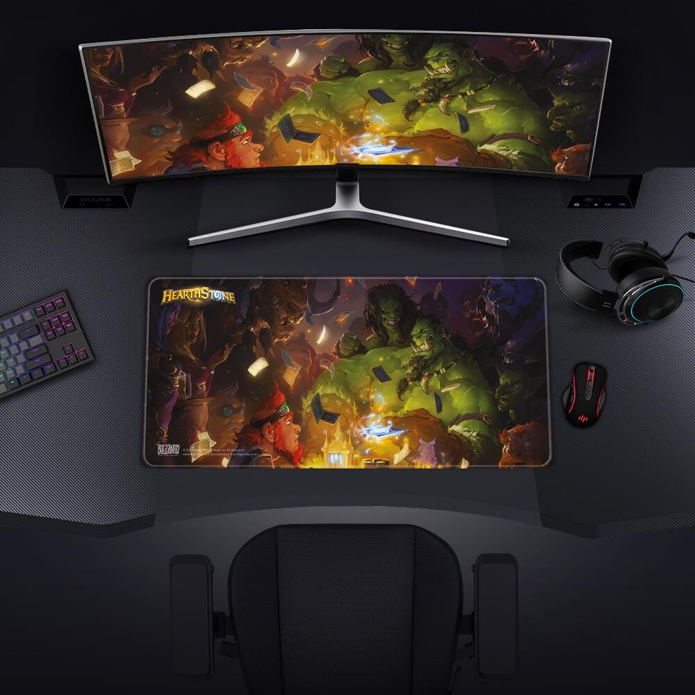 Hearthstone - Desk Mat - Skrivebordsmåtte - Heroes - 90X42 CM