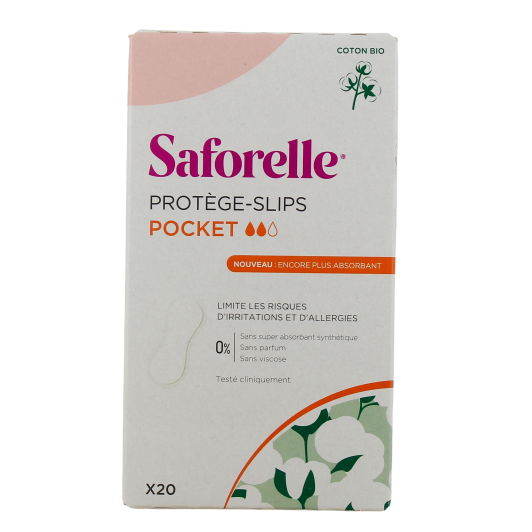 Saforelle protège slip coton bio - Protection hygiénique