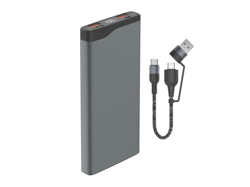 4smarts Powerbank VoltHub Pro 10000 mAh Multiport-Powerbank mit modernen Ladestandards