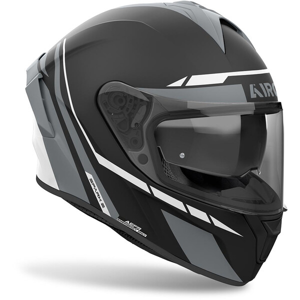 Airoh - Casque Spark 2 Spinner Noir / Gris / Blanc / Mat