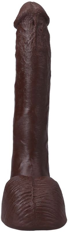 Pressure - Realistic ULTRASKYN Dildo - 10 / 25 cm - Chocolate