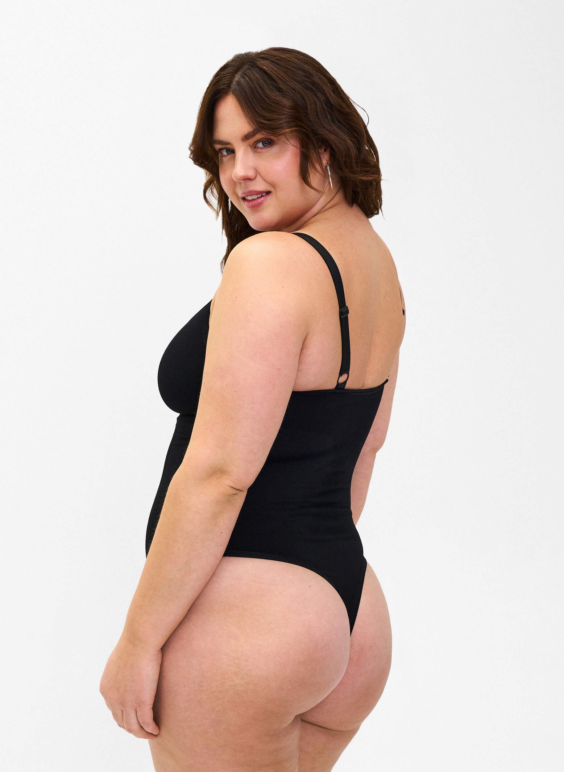 Shapewear bodystocking med blonder