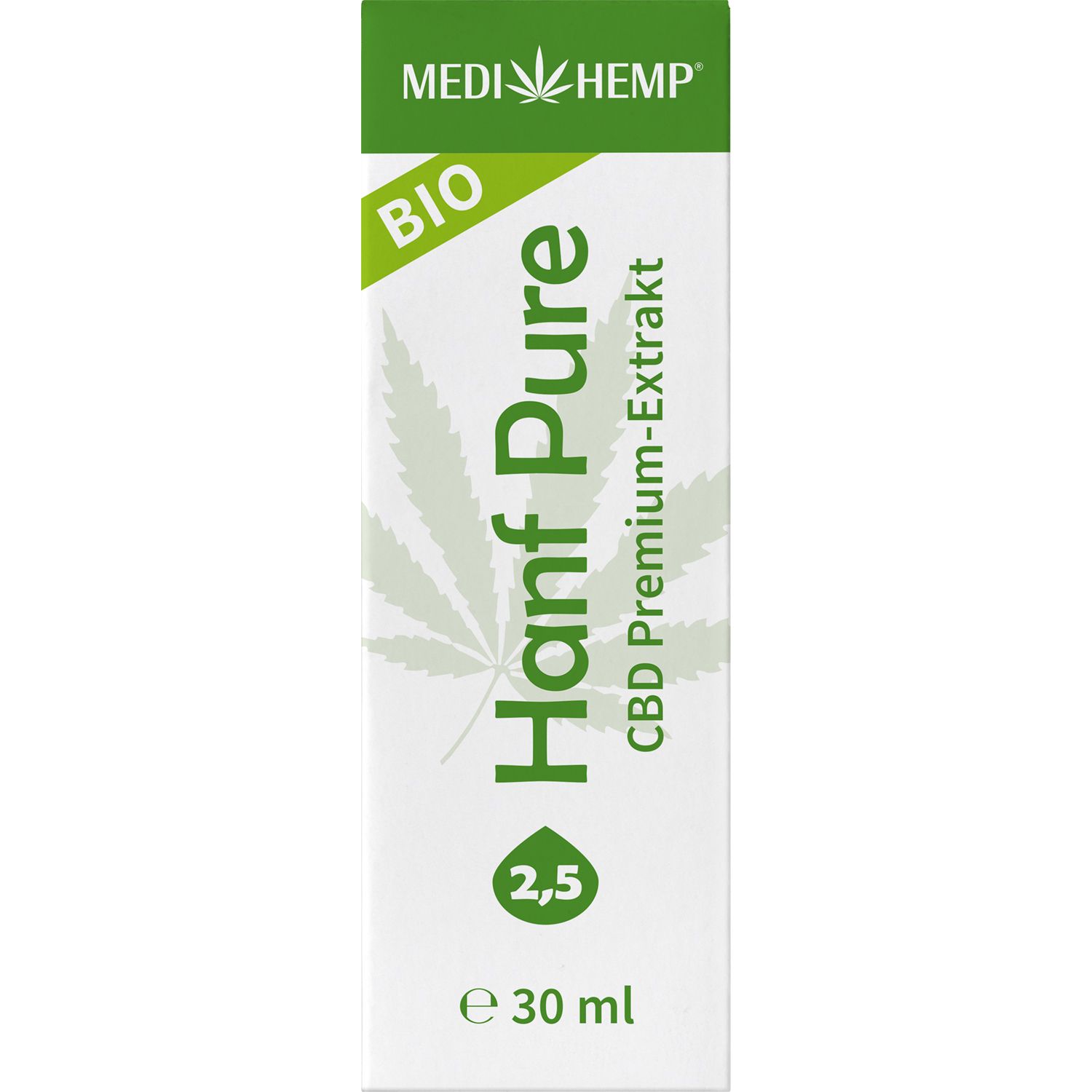MEDIHEMP Bio Hanf Pure 2,5% - 750mg CBD