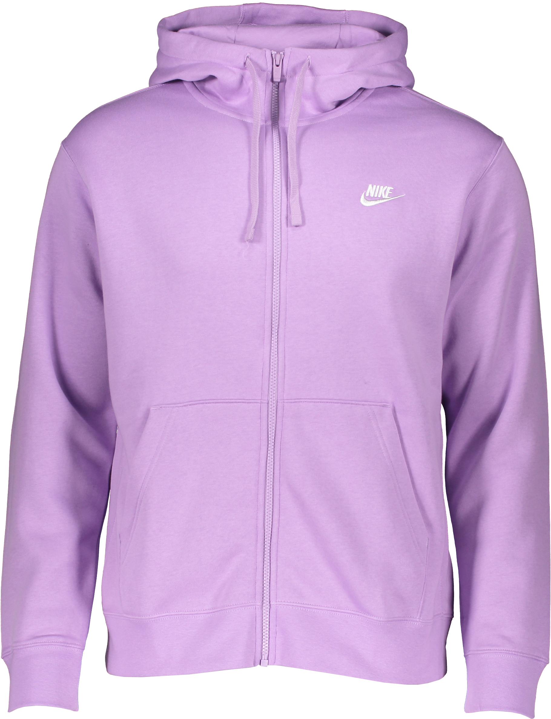 Nike Club Fleece Kapuzenjacke Lila Weiss F589