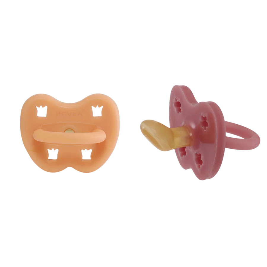 Baby Schnuller Pacifier 2er Pack Apricot Crush and Berry Blush