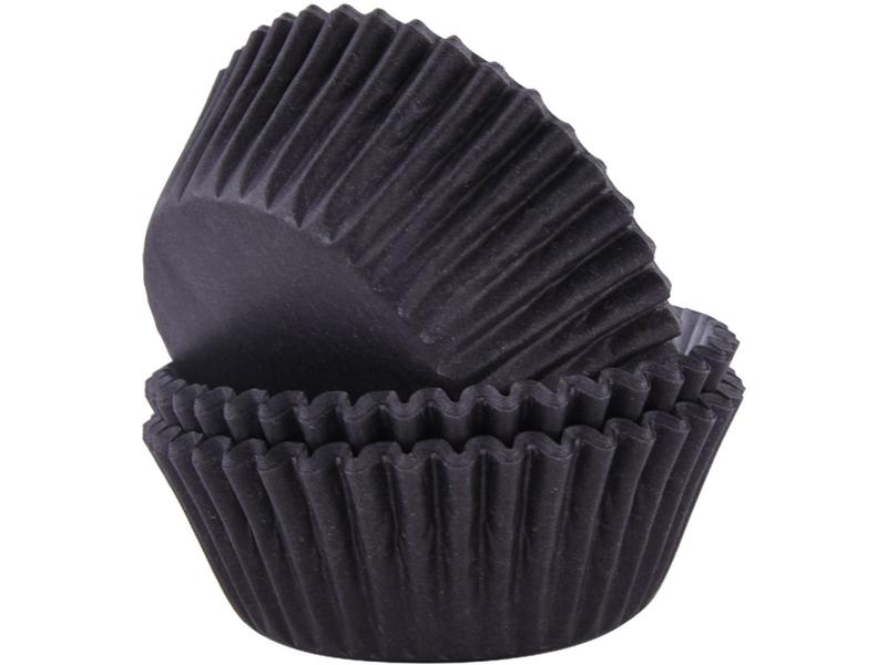 PME Cupcake Backform Schwarz, 60 Stück Cupcake und Muffin-Backform