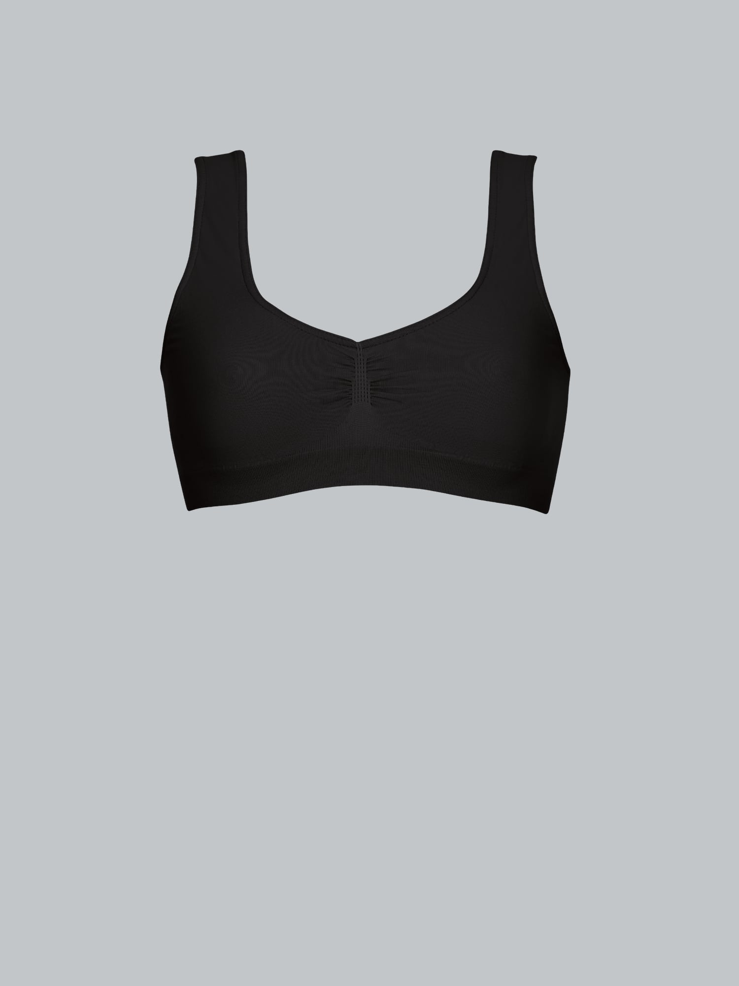 Bustier aus Polyamid/Elastan Schwarz