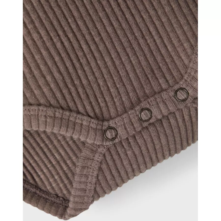 Lil'Atelier Langarmbody Nbmrajo Plum Truffle