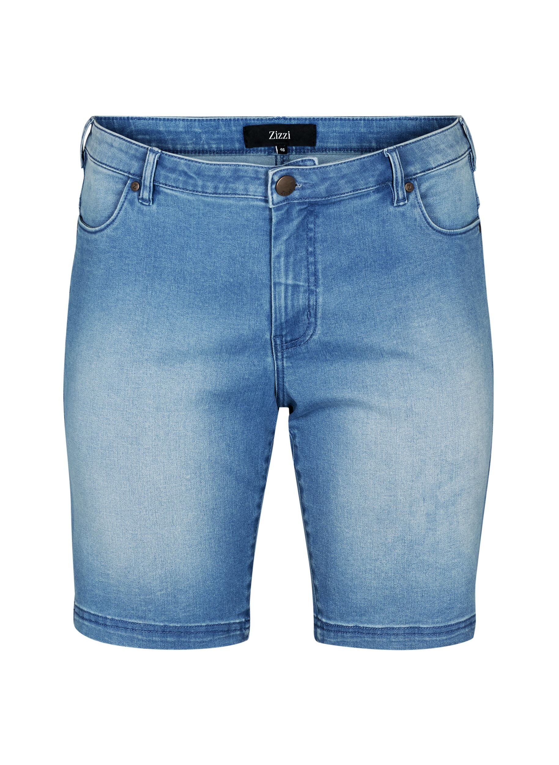Slim fit Emily shorts med normal talje