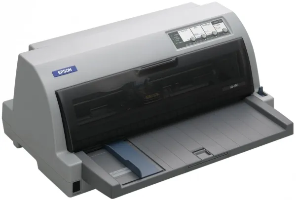 Epson LQ 690 - Printer - S/H - dot-matrix - 12 cpi - 24 pin - op til 529 tegn/sek. - parallel, USB