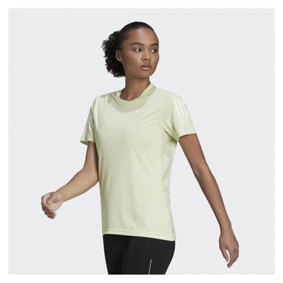 Maillot manches courtes Femme Adidas Own The Run Jaune