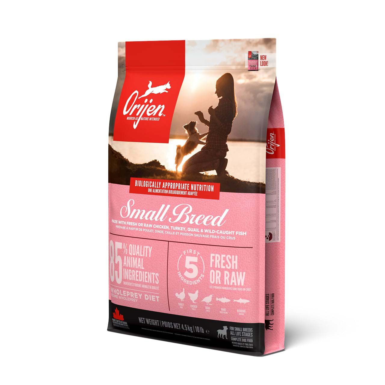 Orijen Small Breed Dog Whole Prey - Hondenvoer - 4.5 Kilogram - kip