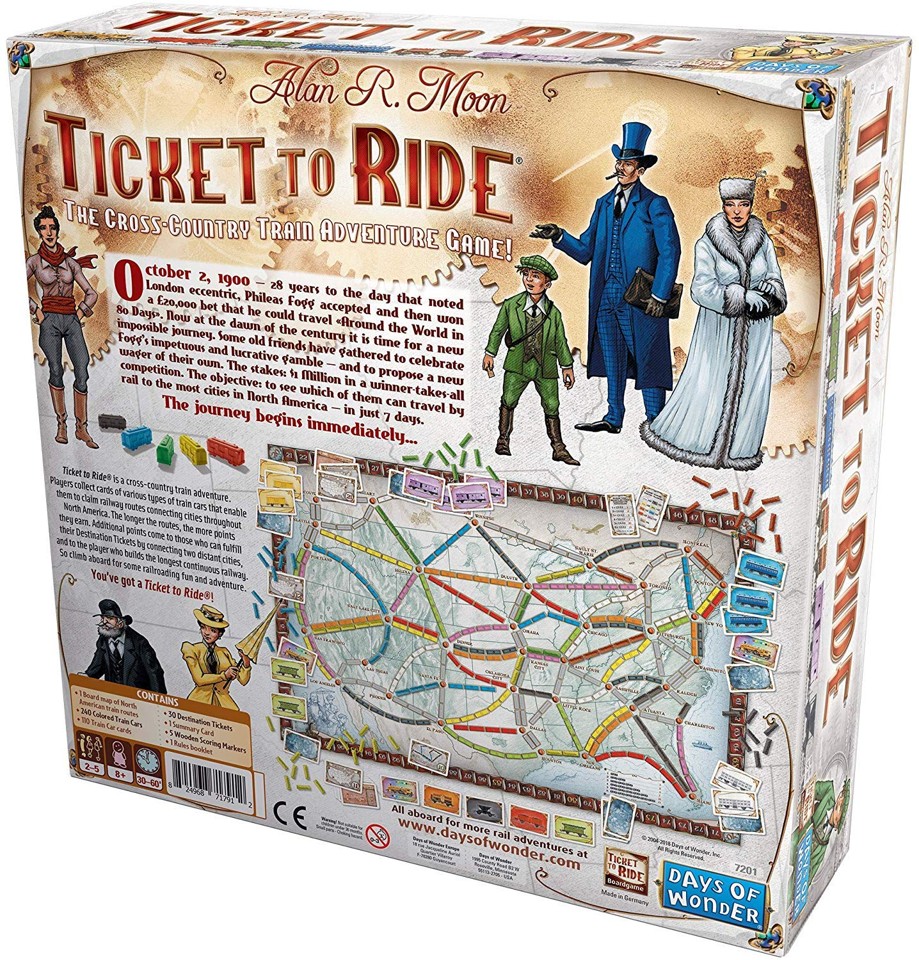 Ticket to Ride - USA (Nordisk)