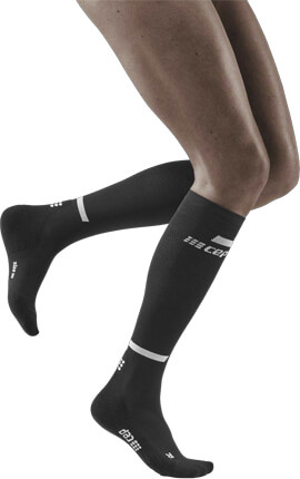 CepRun socks tall V4 - schwarz