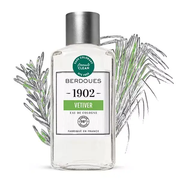 Berdoues 1902 Eau de Colônia Vetiver 98% Natural 480ml