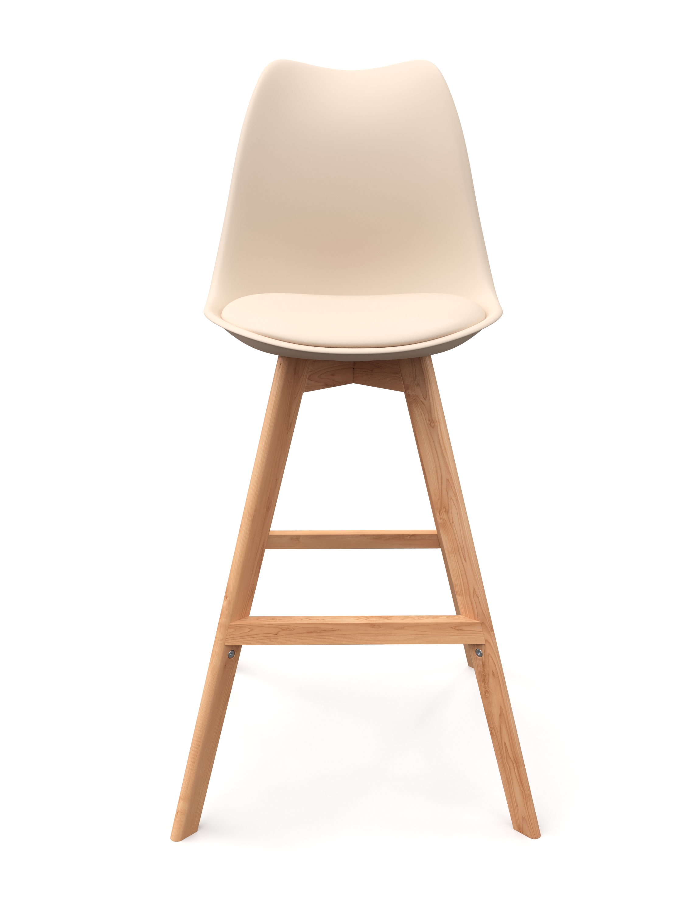 Barhocker AMELIA 2er Set beige