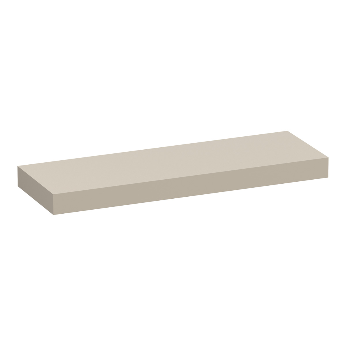 Brauer Creek vrijhangend wastafelblad 140cm beige mat