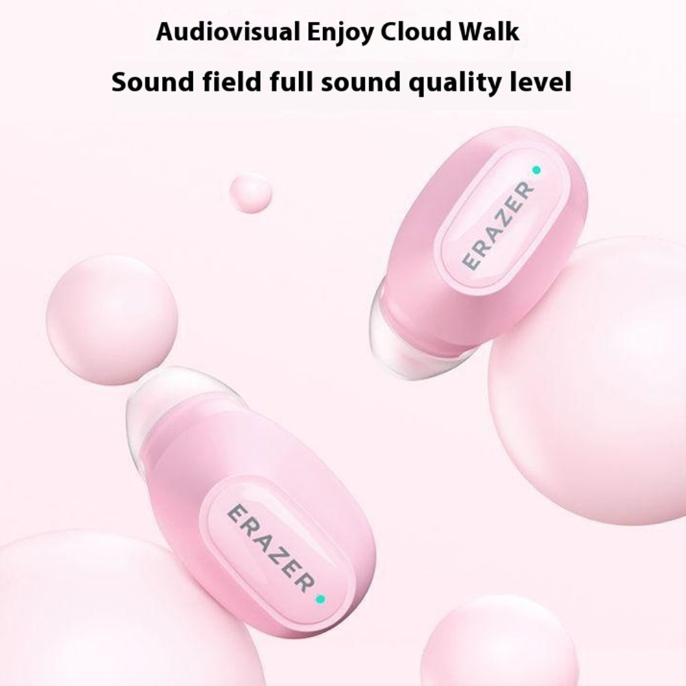 Erazer (by Lenovo) - XT62PRO Kabellose TWS Bluetooth 5.3 In-Ear Kopfhörer Headset mit Noise Cancelling   Lade Case (300mAh) - Weiss