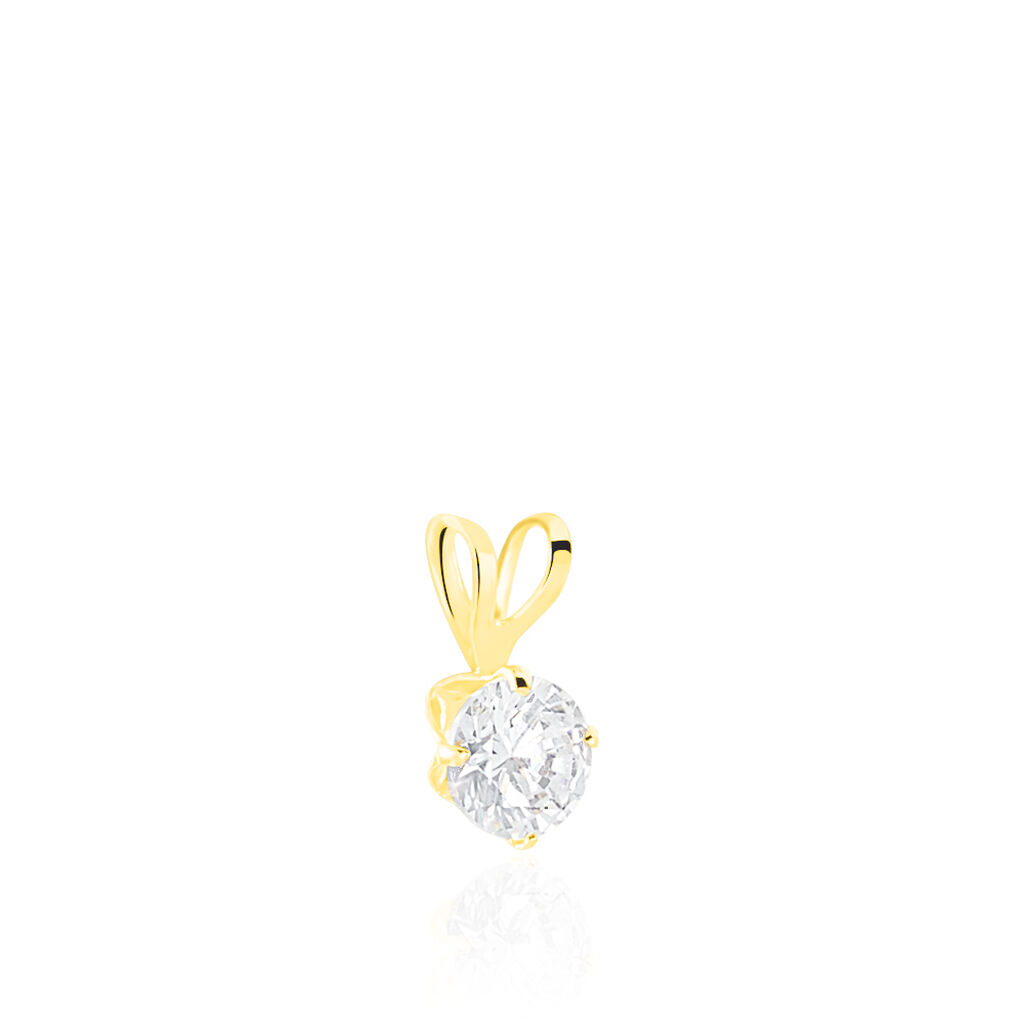 Pendentif Mabila Or Jaune Oxyde De Zirconium