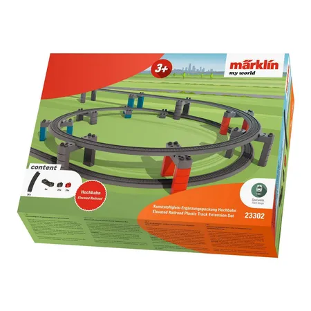 Märklin my world Kunststoffgleis-Ergänzungspackung Hochbahn