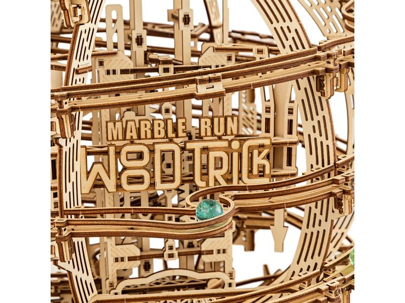 WoodTrick Bausatz Gravity Kugelbahn Elektrische Kugelbahn 3D Bausatz aus Holz