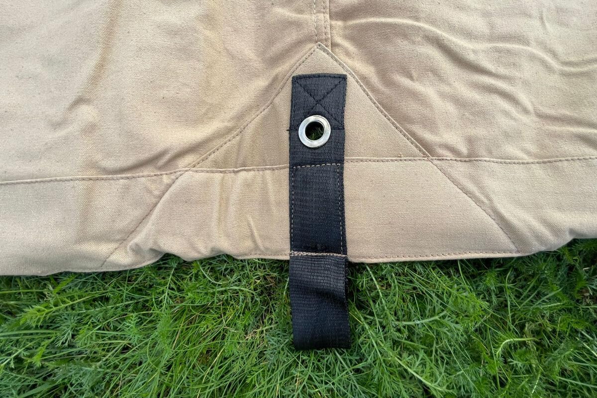 All Purpose Canvas Sonnensegel Quadratisch 3x3m Wasserdicht Mit Ösen - Segeltuch Wasserdichter Sonnenschutz Terrassenüberdachung Ohne Bohren - Regenschutz Terrasse, Garten, Shade Tarp