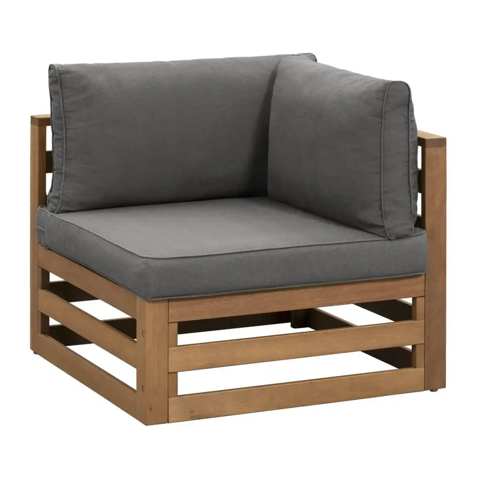 Loungebank element Clermont - hoek - 63x78x78 cm