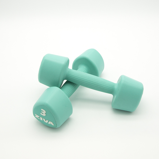 halteres Ziva Chic Studio turquesa de 6 kg