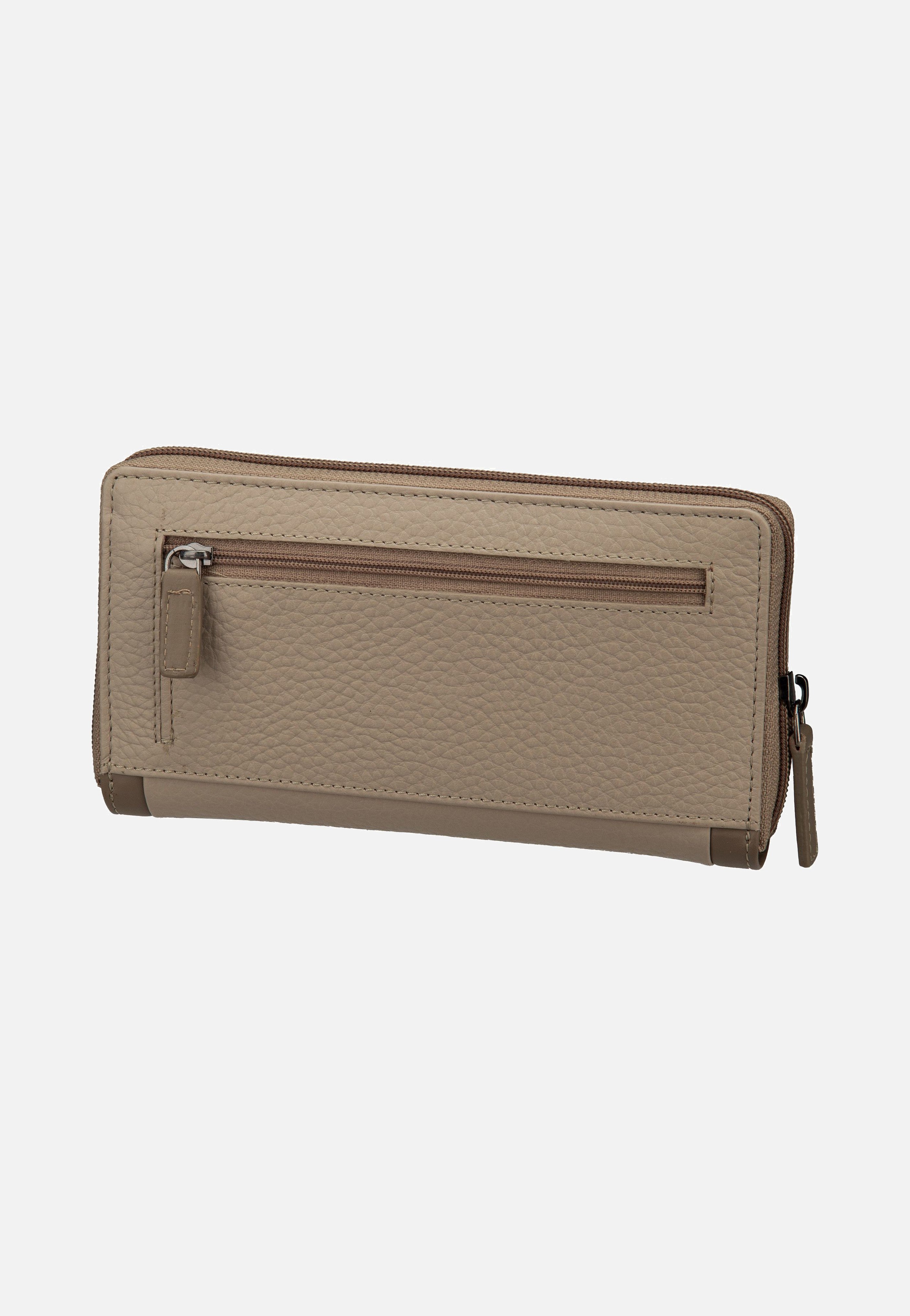 Sina Ladies Long Zip Beige - Portemonnaie