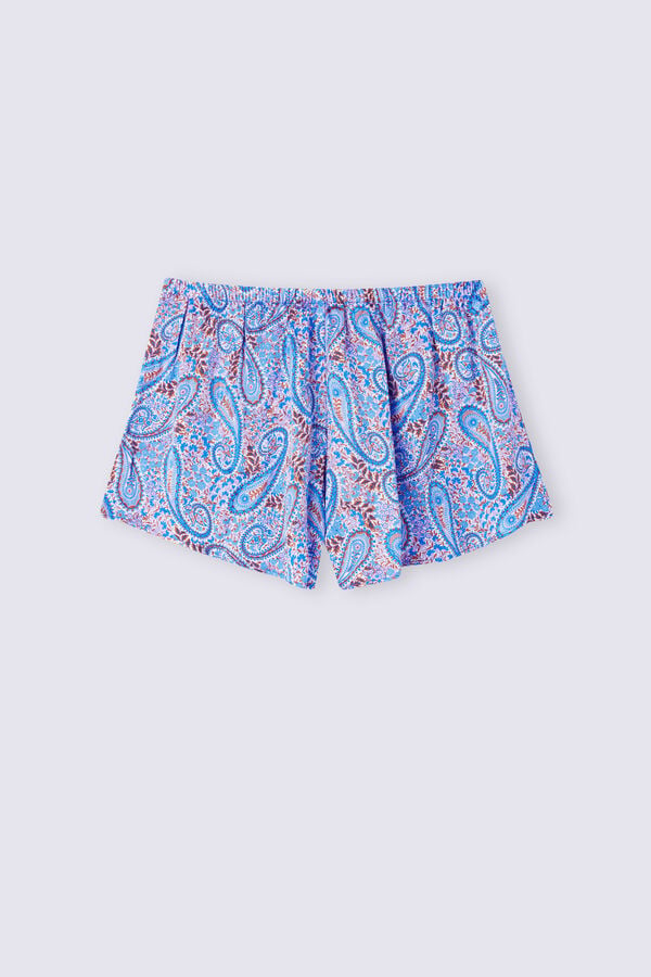 Shorts Sweet Escape em Viscose Cetim