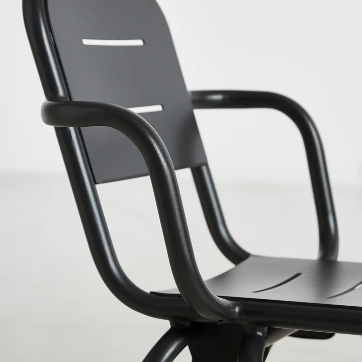 Woud - Ray Café Armchair, charcoal
