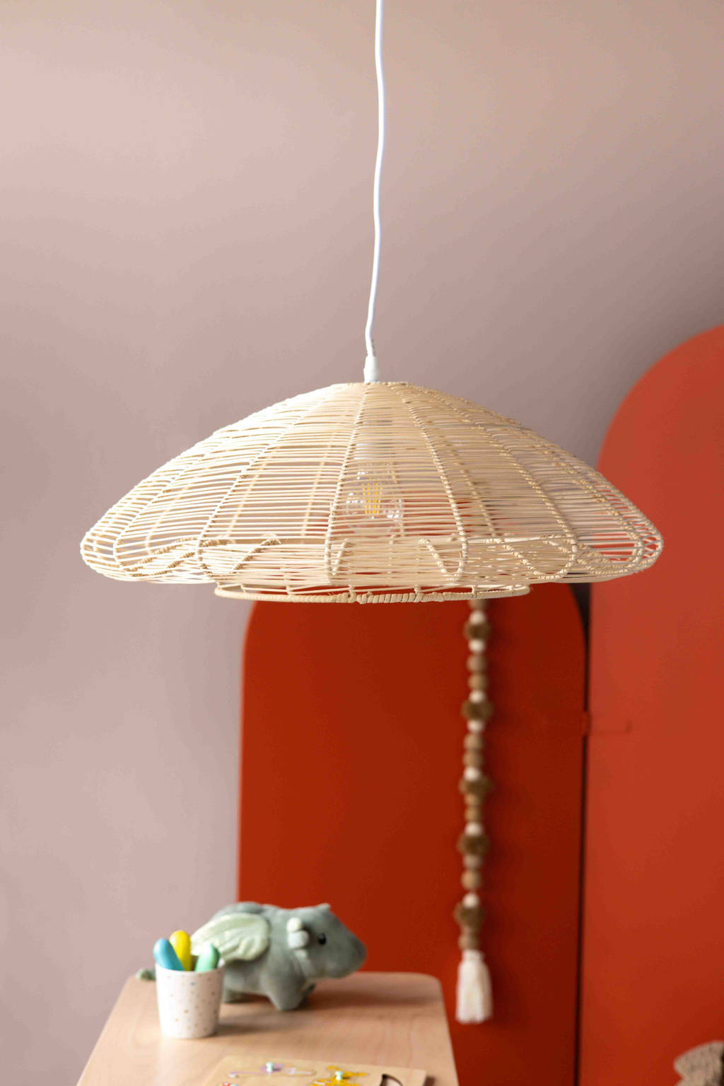 Zandi hanglamp beige