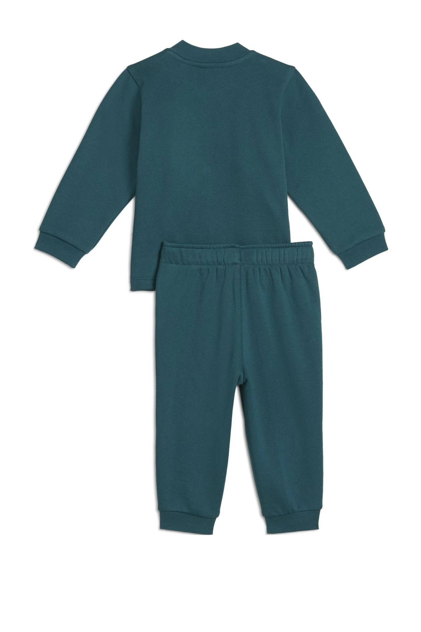 Puma joggingpak MiniCats Squad  grijsgroen/ecru