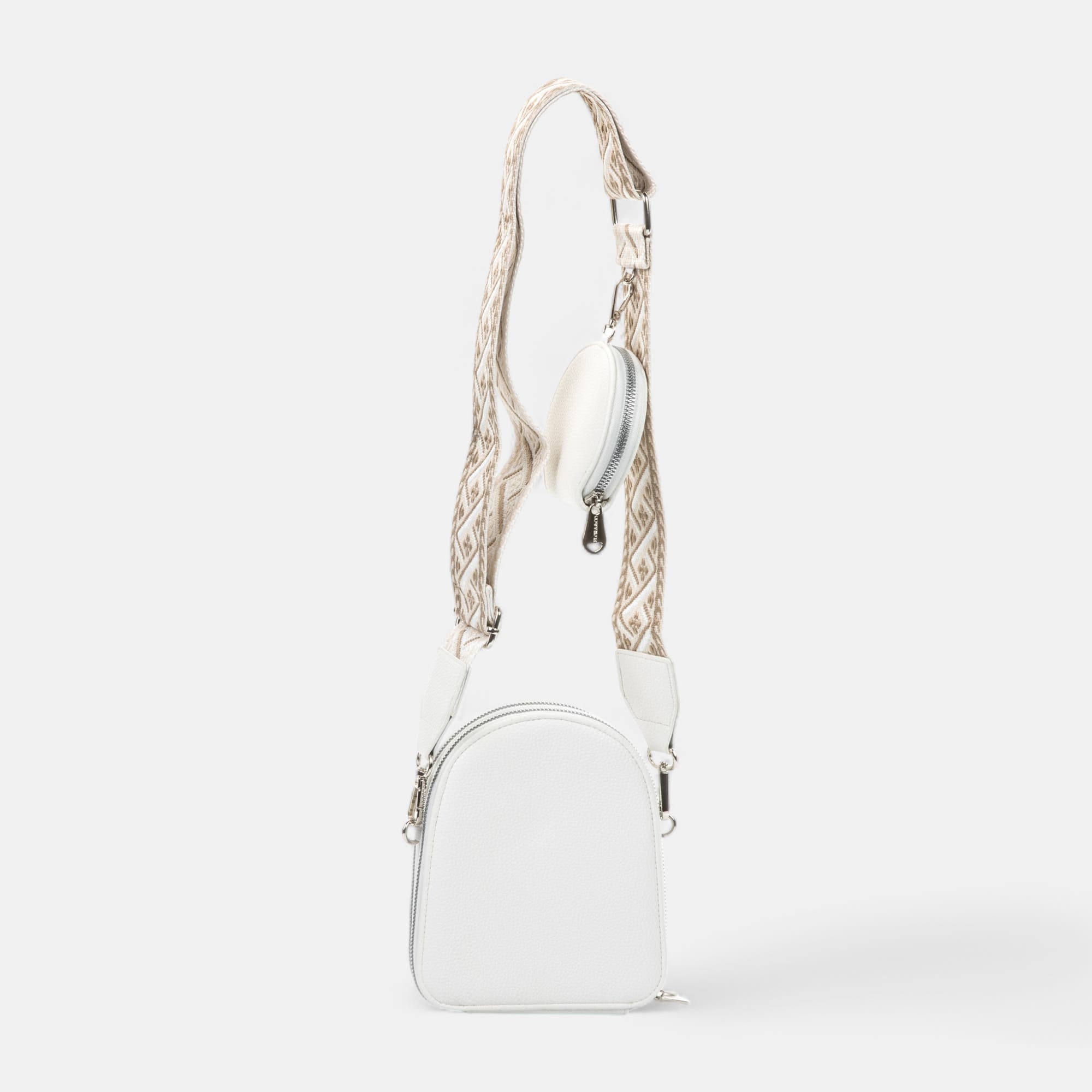 Sac bandoulière blanc