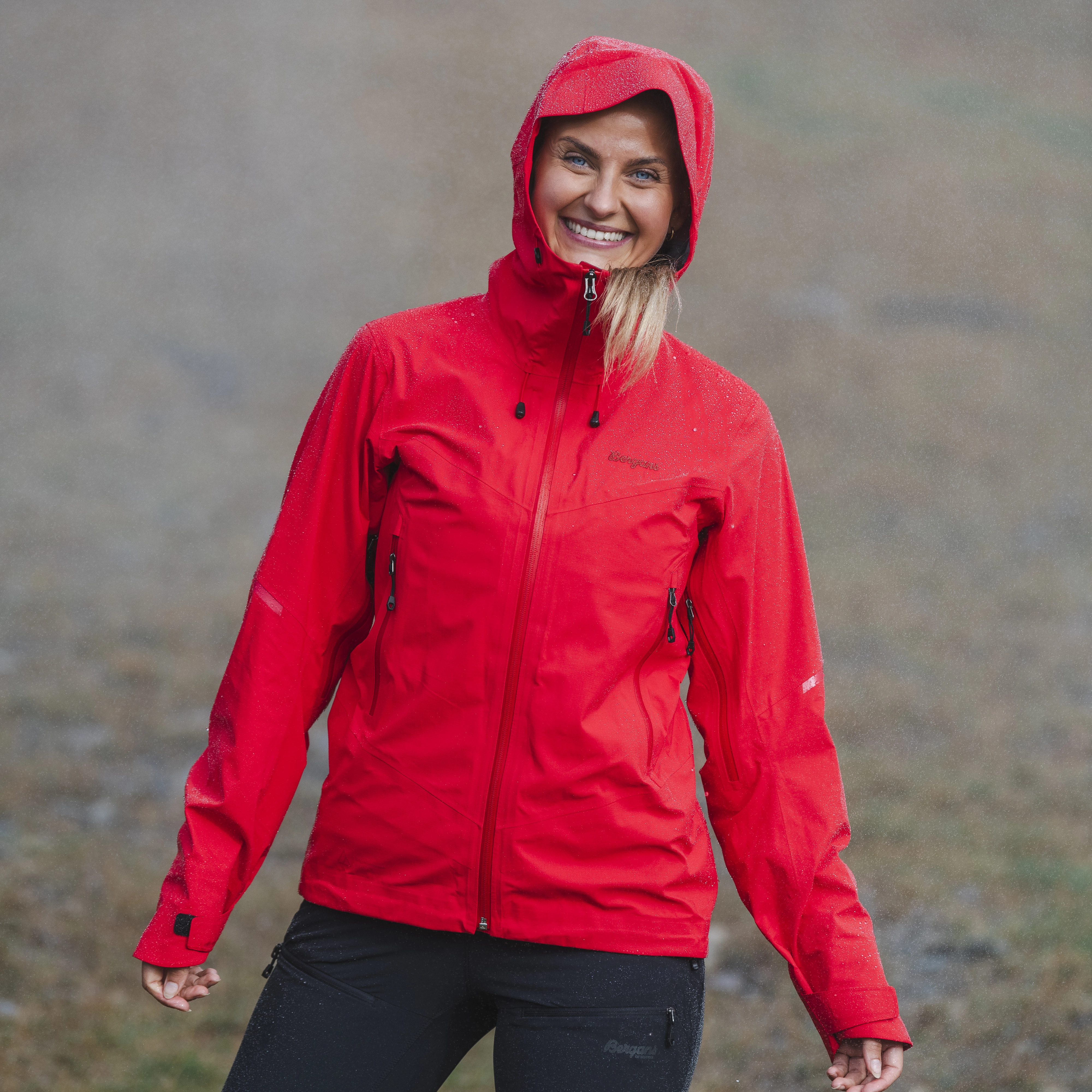 Rabot Allround 3L Shell Jacket Women Fire Red