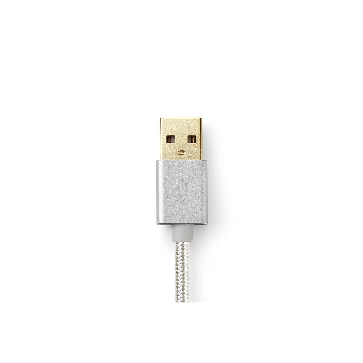 USB 2.0-kabel for synkronisering, lading og AV-støtte | Gullbelagt 2,0 m | USB-C