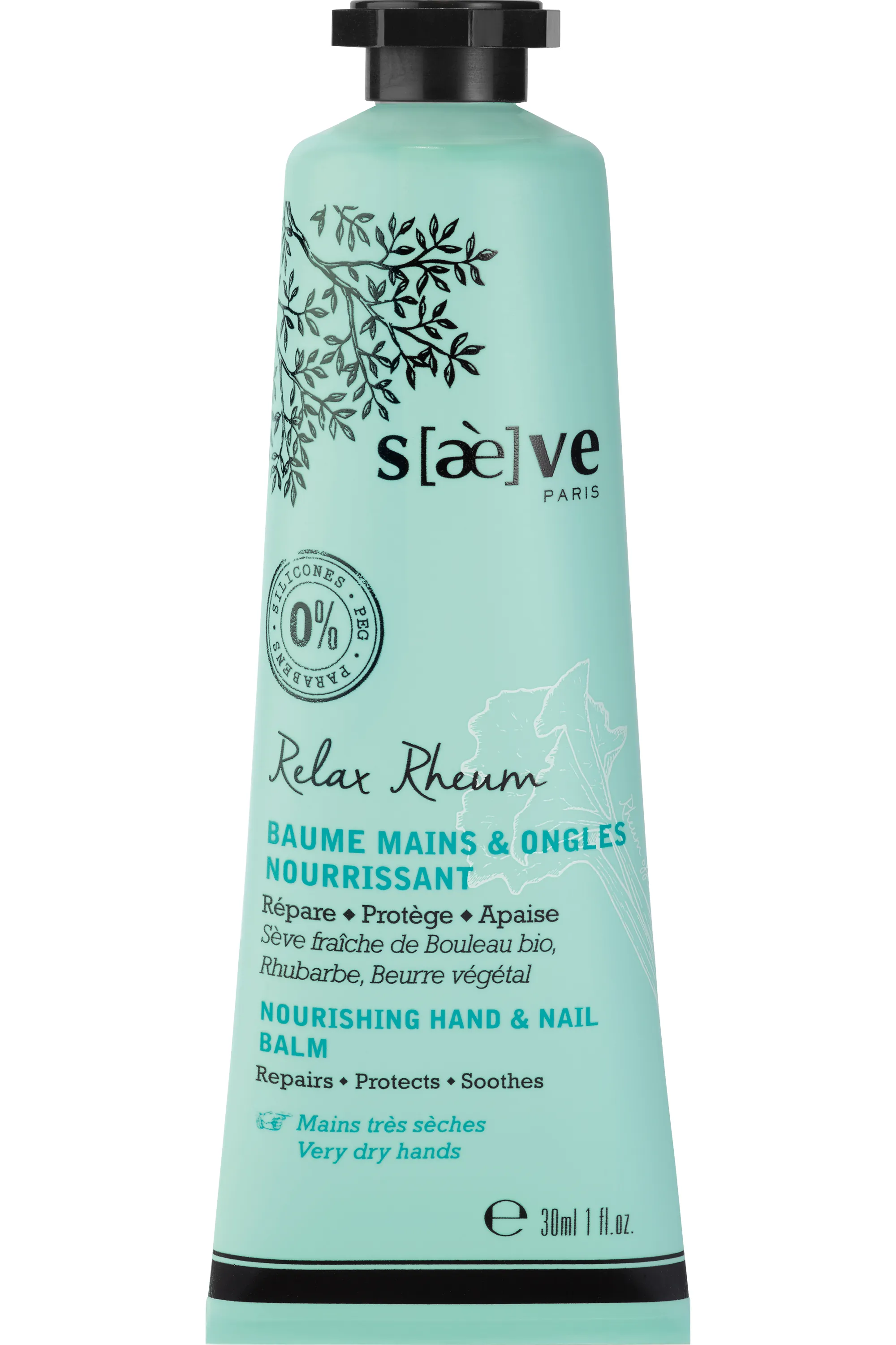 Saeve Baume mains & ongles nourrissant Relax Rheum-30 ml
