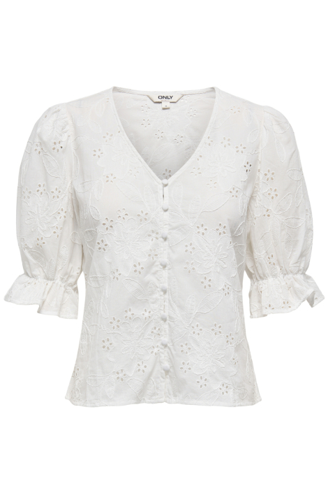 Only witte dames blouse