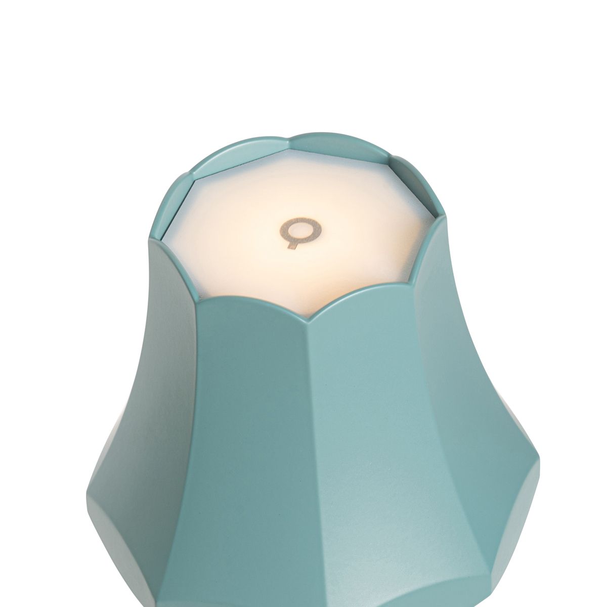 Set van 2 retro tafellampen mineraal blauw oplaadbaar IP44 - Granny