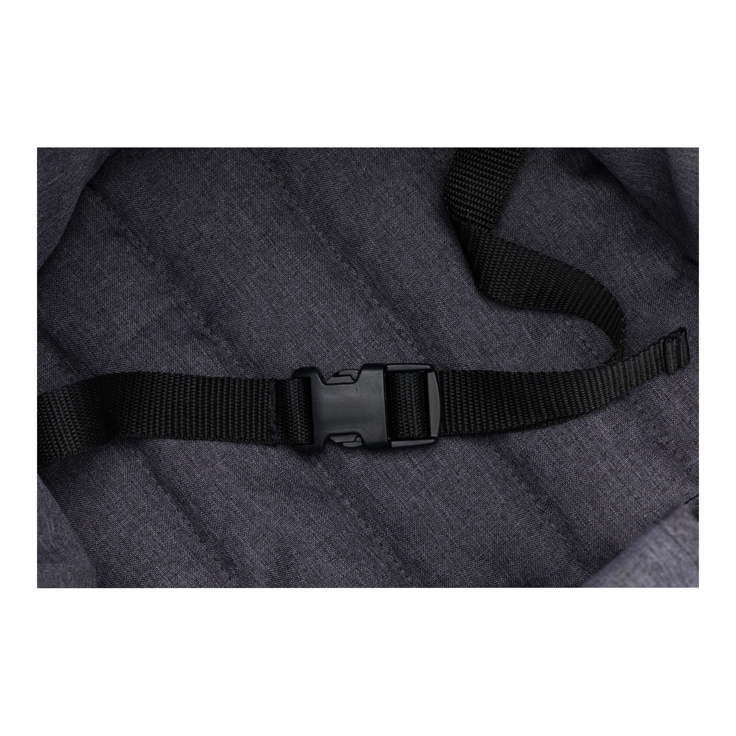 babycab Tischsitz Flexi für Tischplatte Stärke 2-8,5 cm dunkelgrau melange