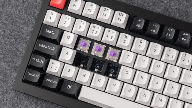 Keychron Q1 HE Carbon Black Trådløst gaming tastatur