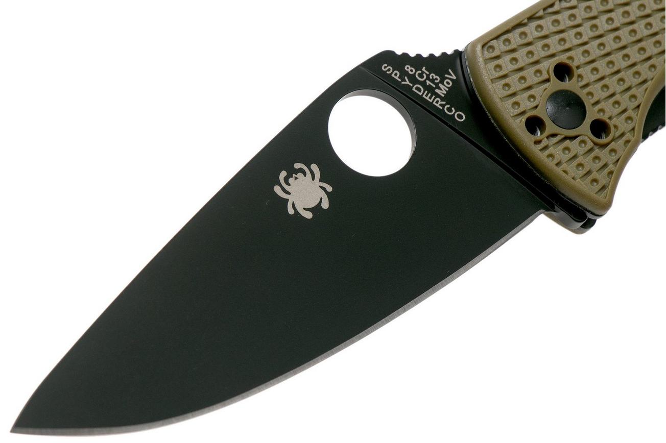 Spyderco Tenacious Lightweight OD Green Black C122PODBK FRN zakmes