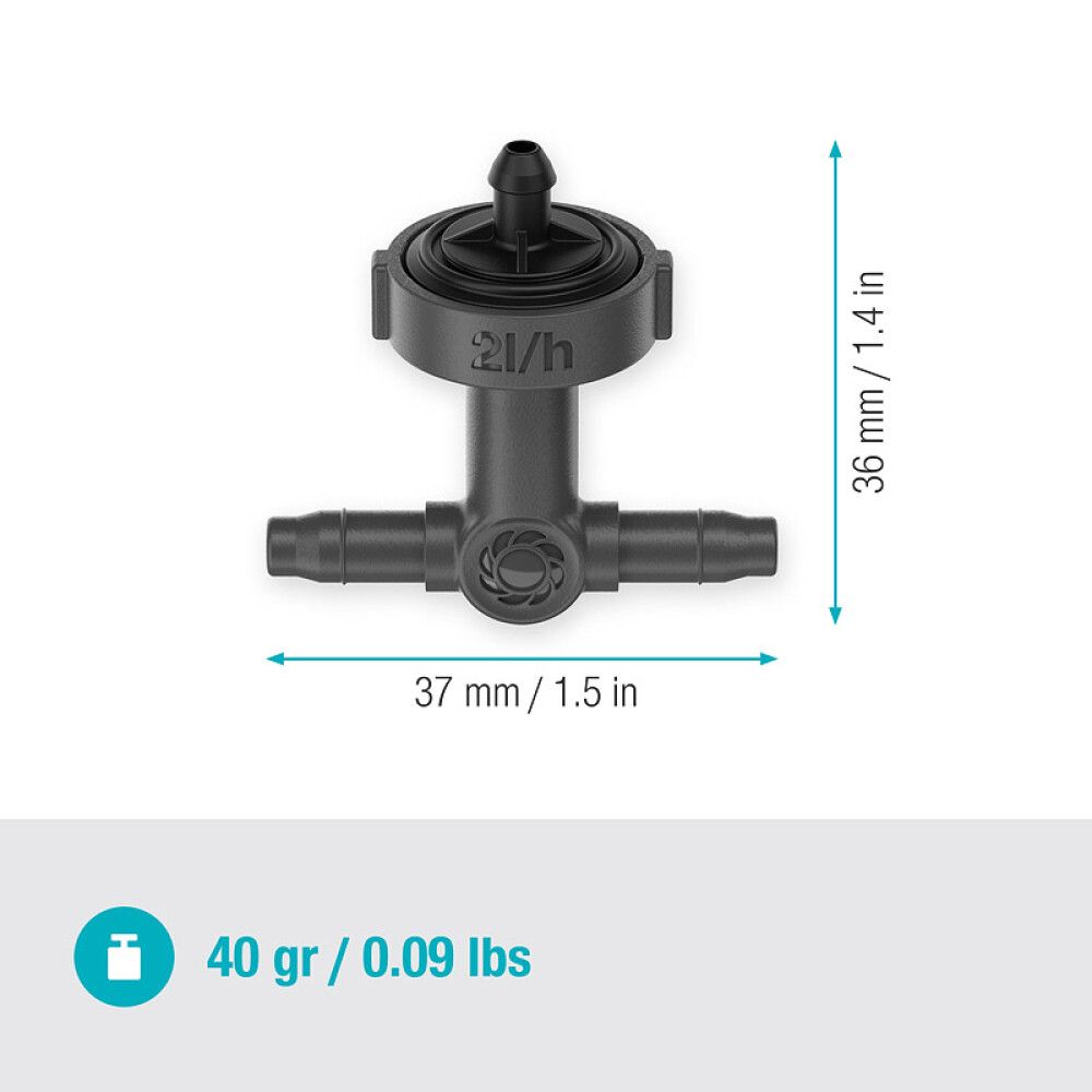 DRYPPHODE GARDENA MICRO-DRIP-SYSTEM TRYKKONTROLL 10PK
