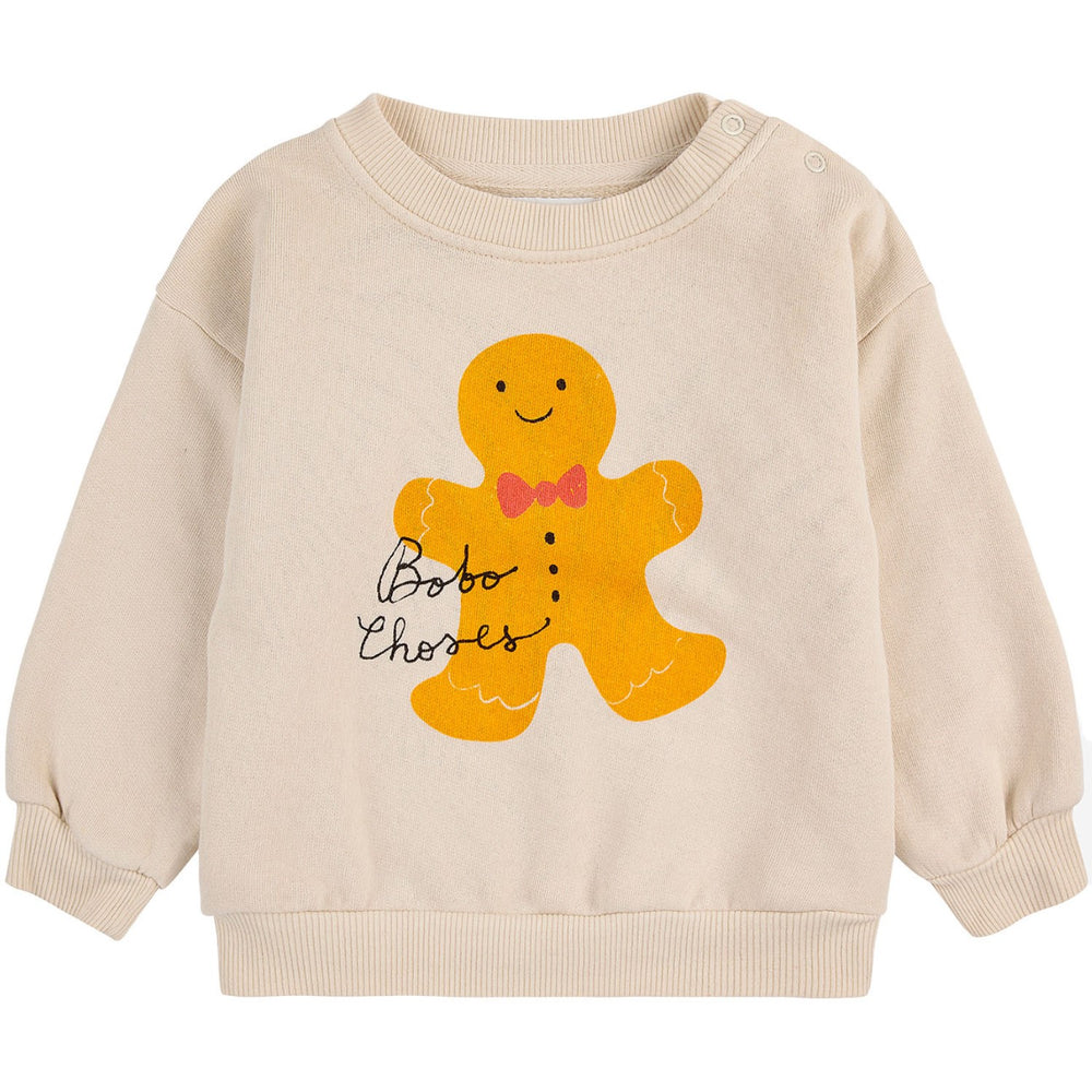 Køb Bobo Choses Offwhite Baby Gingerbread Sweatshirt