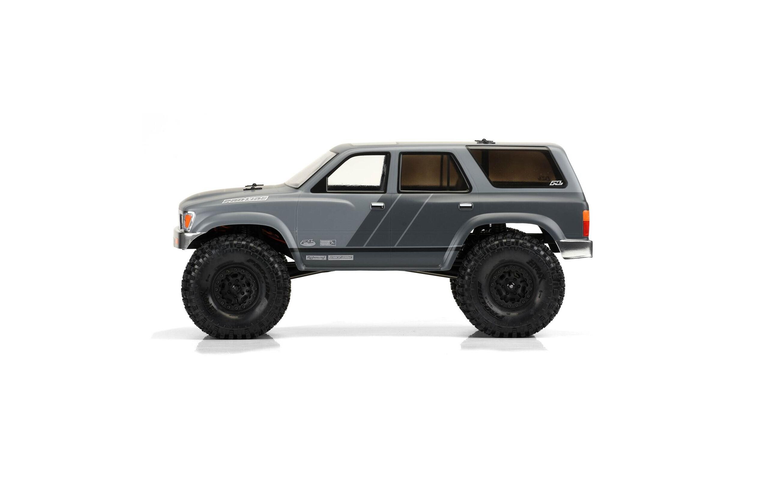 Karosserie Toyota 4runner 1991 unlackiert, 1:10Karosserie für Crawler mit 313 mm Radstand
