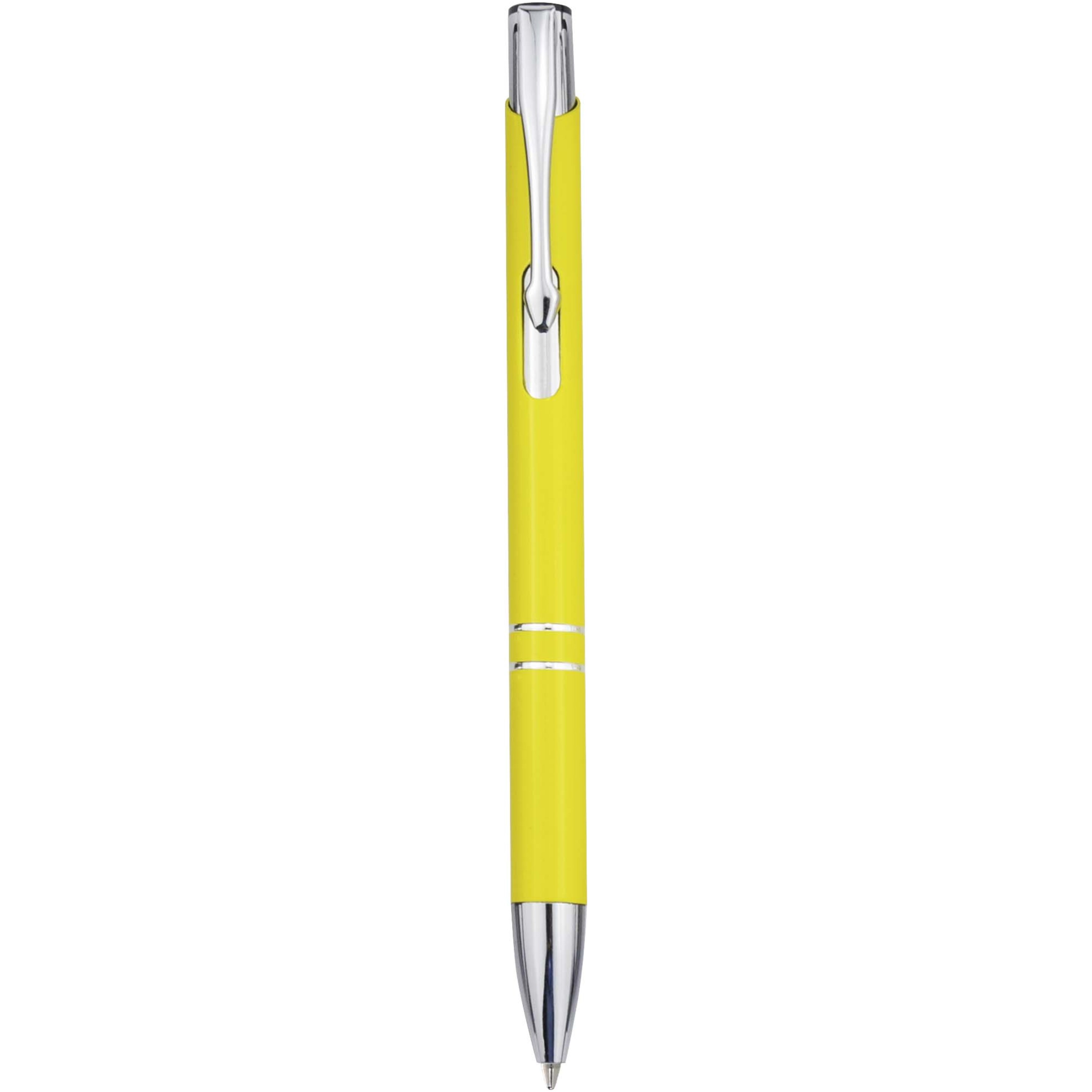 PF Concept 107984 - Stylo bille en aluminium recyclé Moneta (encre bleue)