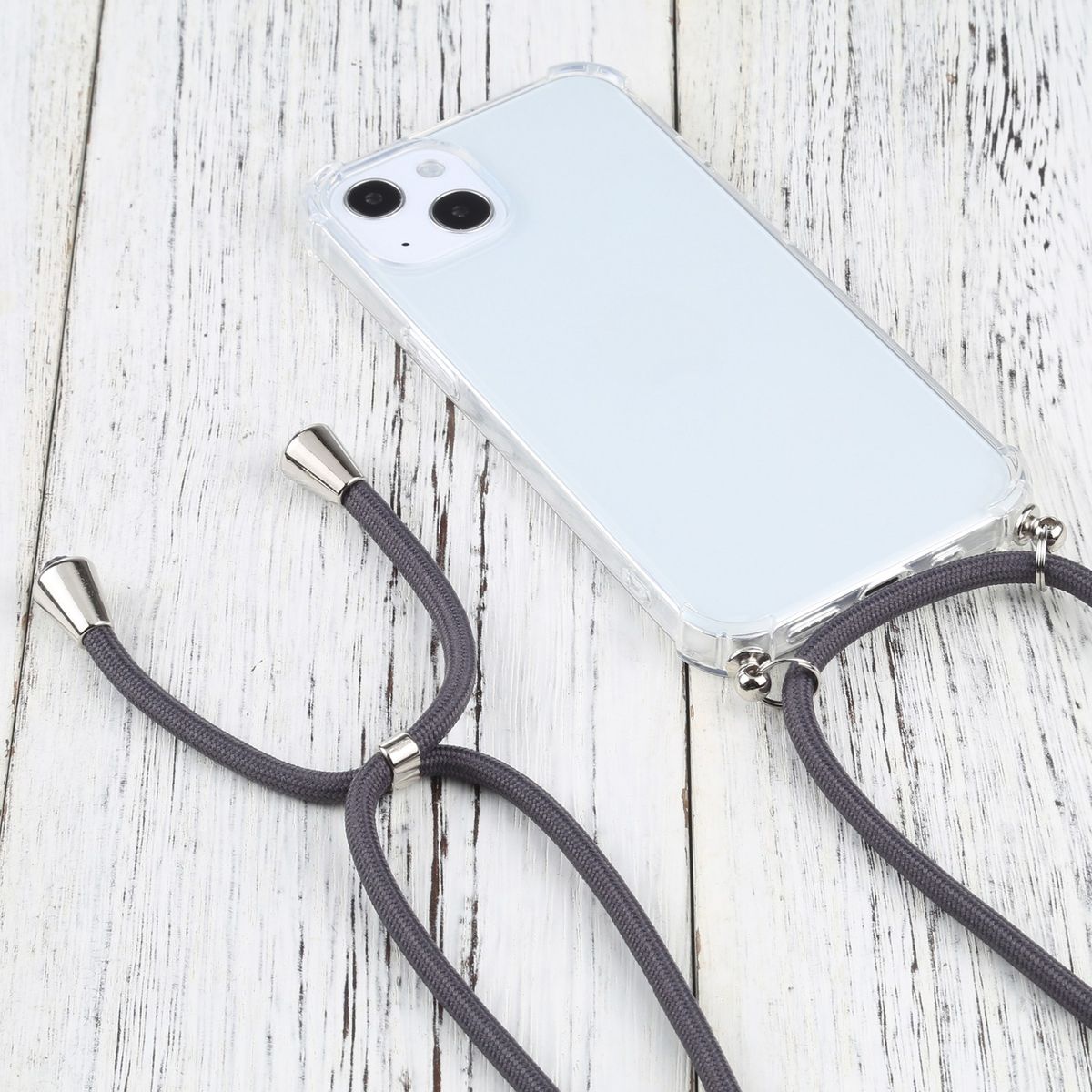 Hülle Handy Schutz für Apple iPhone 13 Case Cover Tasche Etuis Bumper Grau Neu