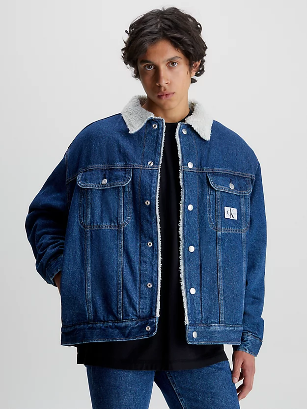 Jaqueta jeans Sherpa
