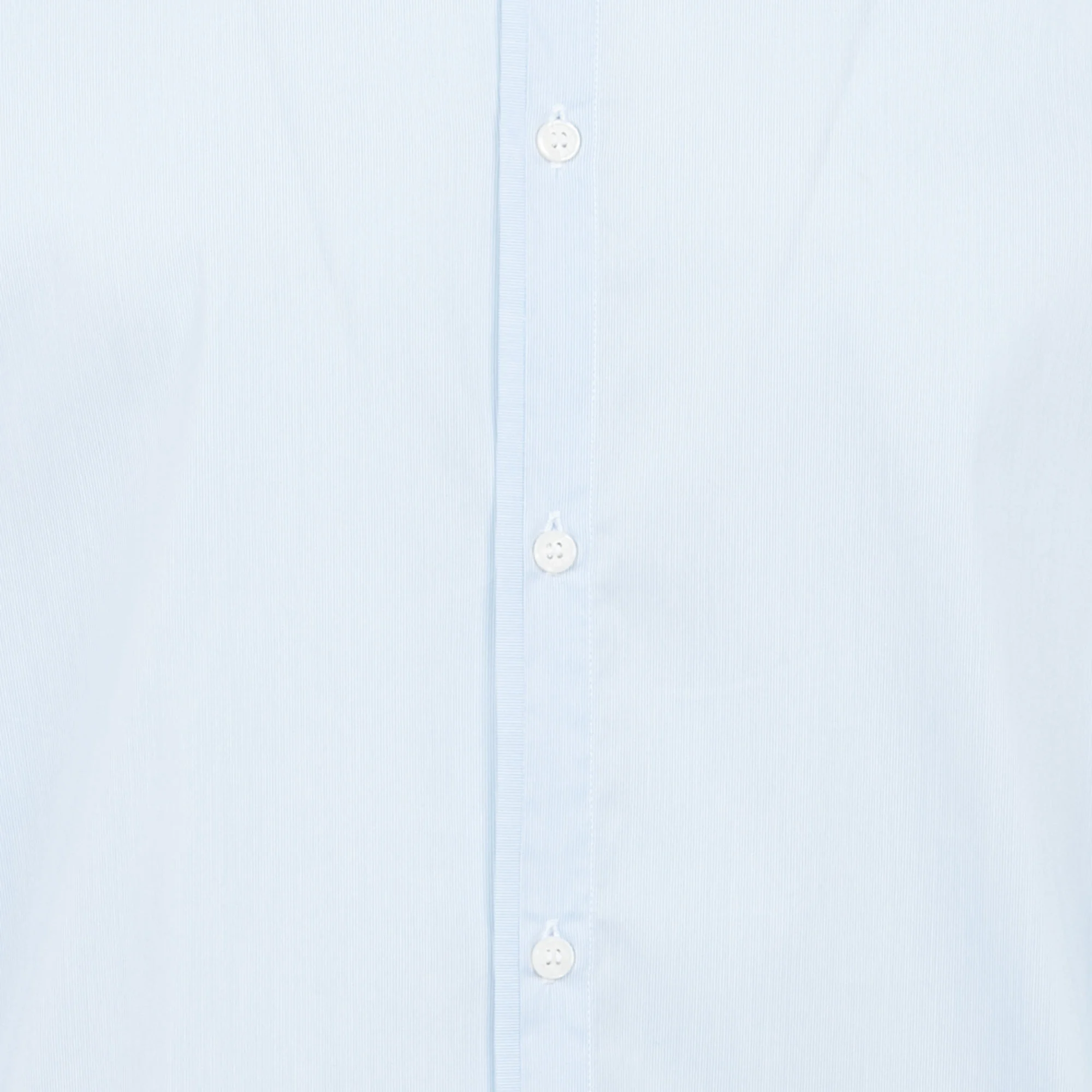Chemise col classique slim-fit en coton mélangé | Bleu