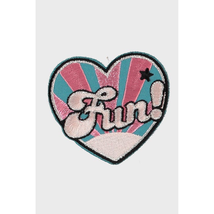 Atelier Veritas-Patch met hart FUN! 7x7,5cm